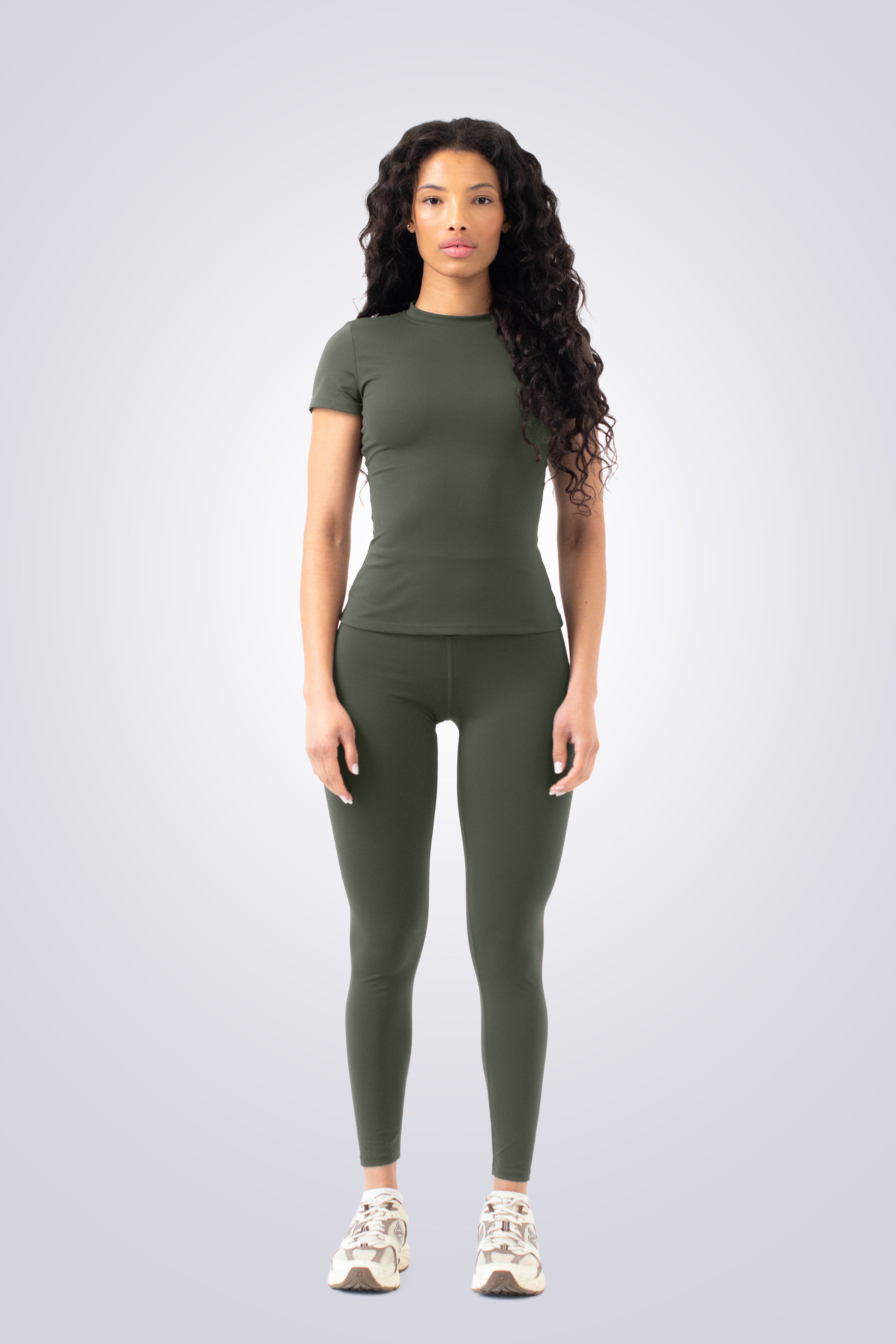 Sculpt Top - Army Green