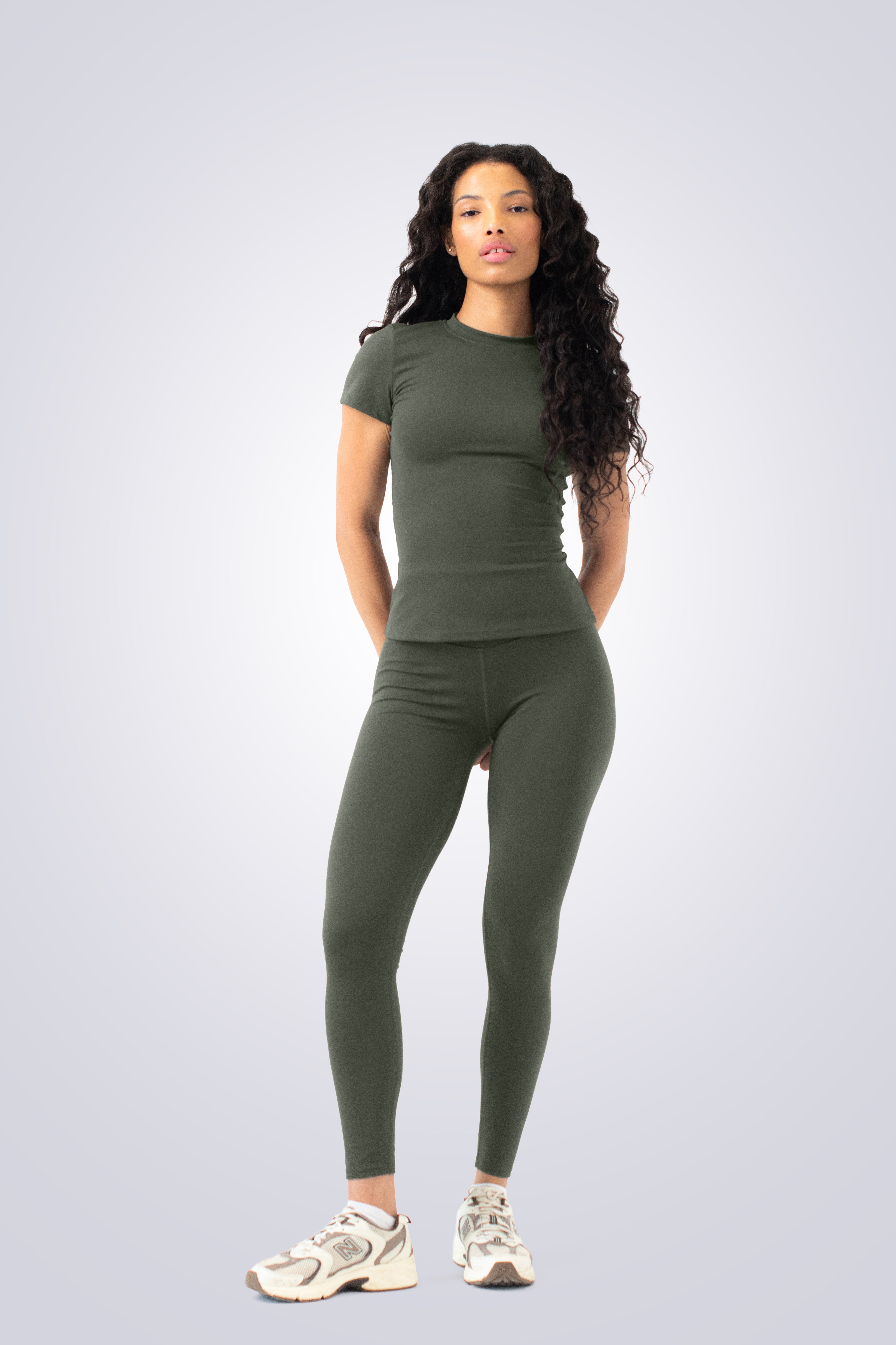 Sculpt Top - Army Green