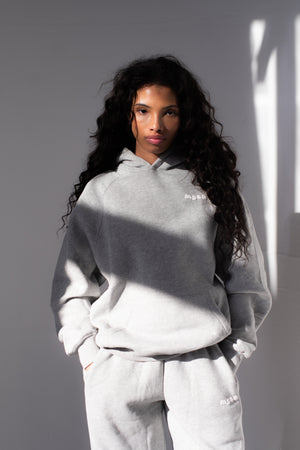 Puff Oversized Hoodie - Gray