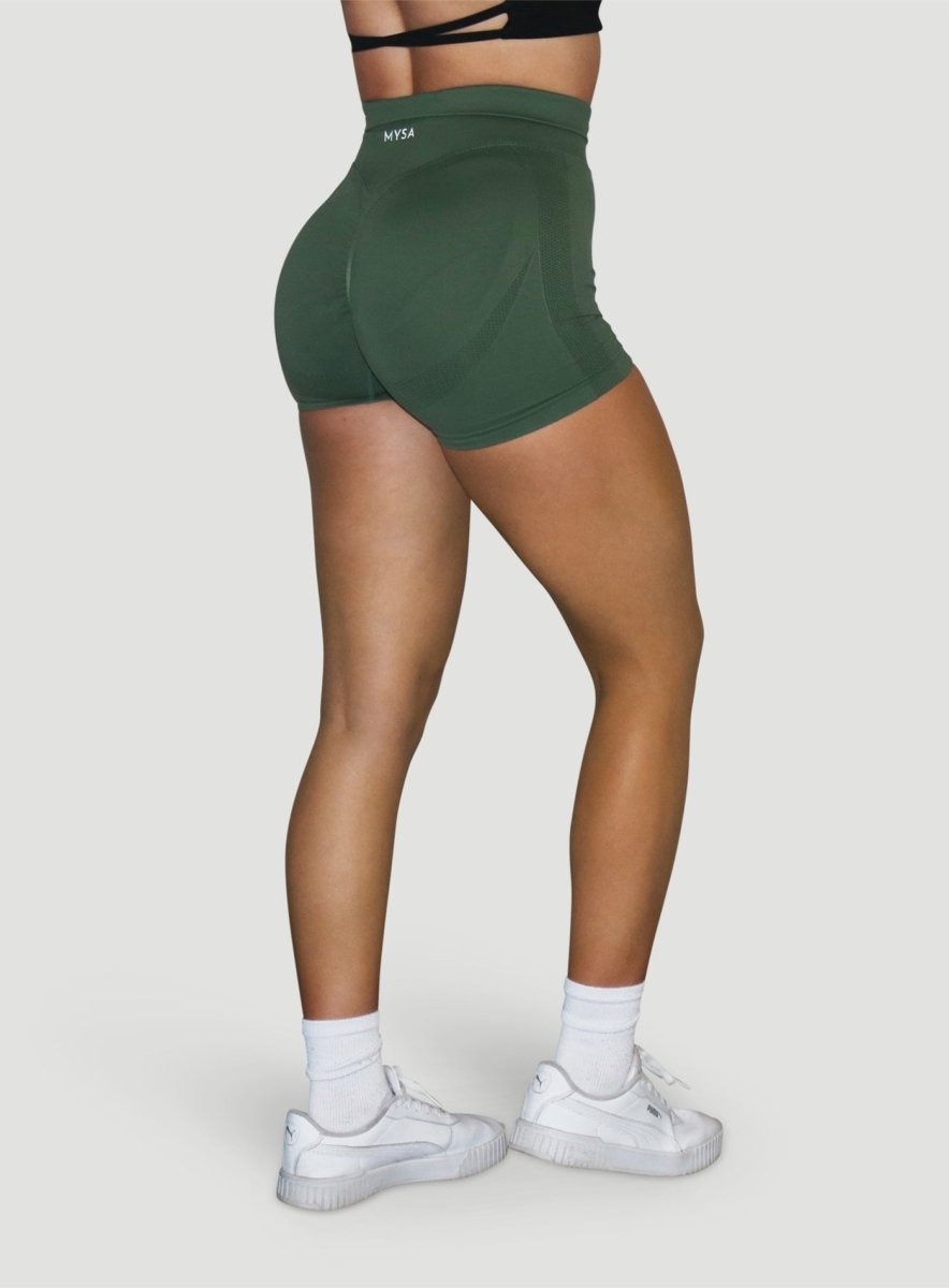 Army Green Flex Shorts | 4.5 - MYSA